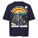 Tethyan, Skelet, 1st | Breezy, Oversized Unisex T-Shirt - Navy