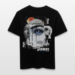 Yuanshi, Auge, 1st | Essential, Relaxed Fit Unisex Bio T-Shirt - Schwarz