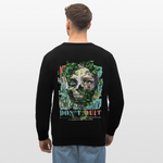 Persephi, Totenkopf, 1st | Roller, Unisex Bio-Sweatshirt - Schwarz