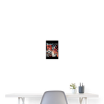 Heraa, Schach, 1st | Poster 20x30 cm - Weiß