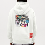 Saturnion, Raabe, 1st | Heavyweight Oversized Bio Hoodie, Unisex - OFF WHITE