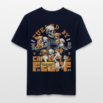 Nyxian, Skelet & Welpen, 1st | Essential, Relaxed Fit Unisex Bio T-Shirt - Navy