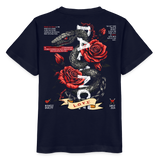 Hephani, Schlange, 1st | Kinder Bio T-Shirt - Navy