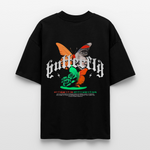 Noşîrêwan, Schmetterling, 1st | Blaster, Oversize Bio T-Shirt, Unisex - Schwarz