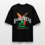 Noşîrêwan, Schmetterling, 1st | Blaster, Oversize Bio T-Shirt, Unisex - Schwarz