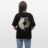 Şêwqî, Donut, 1st | Blaster, Oversize Bio T-Shirt, Unisex - Schwarz