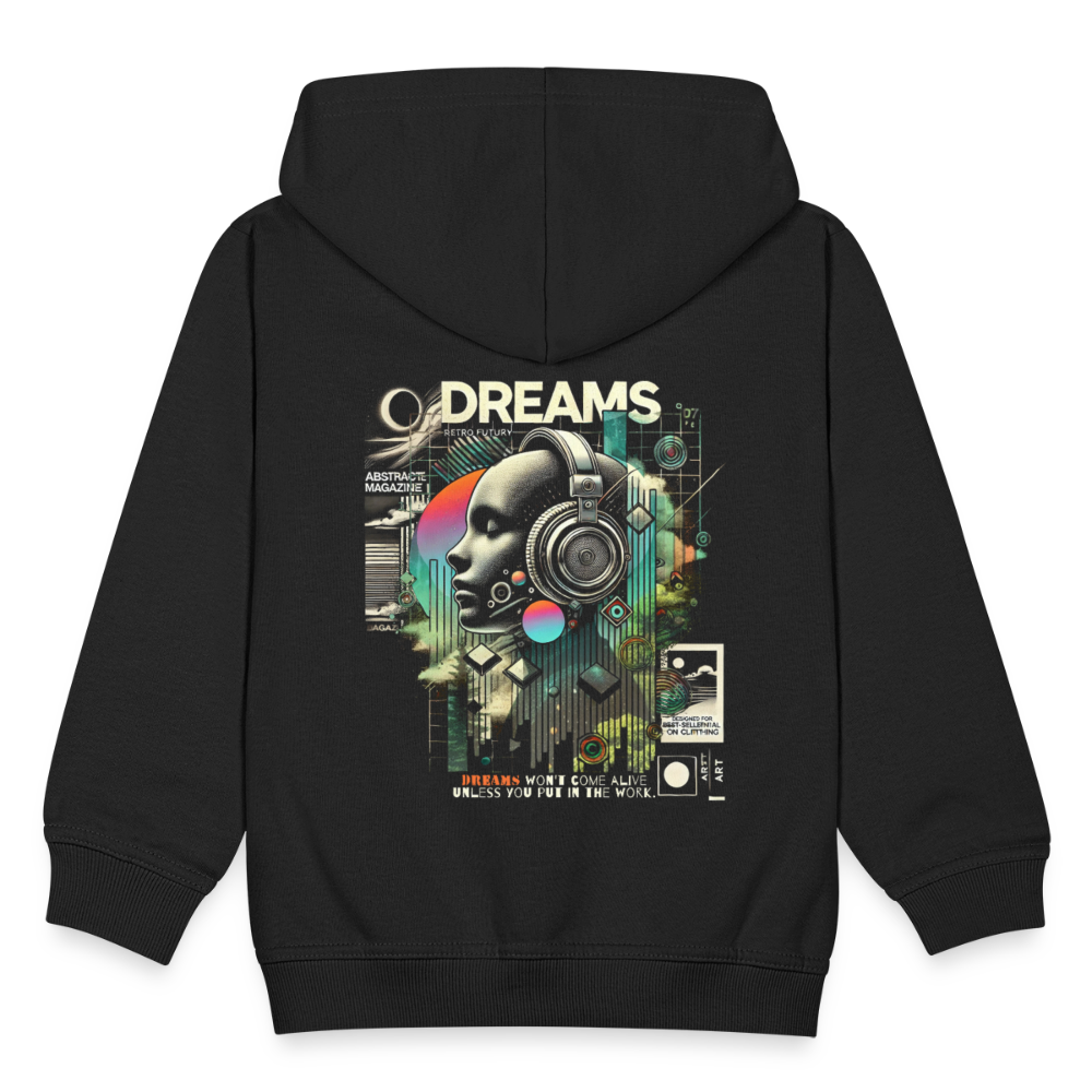 Harmonian, Fantasie, 1st | Kinder Zip Hoodie - Schwarz