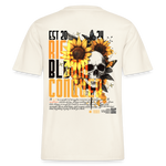 Umbraxion, Sonnenblume, 1st | Essential, Relaxed Fit Unisex Bio T-Shirt - Naturweiß 