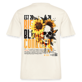 Umbraxion, Sonnenblume, 1st | Essential, Relaxed Fit Unisex Bio T-Shirt - Naturweiß 