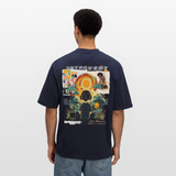 Hermesan, Kindheit, 1st | Breezy, Oversized Unisex T-Shirt - Navy