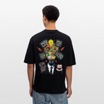 Dandan, Glühbirne, 1st | Breezy, Oversized Unisex T-Shirt - Schwarz