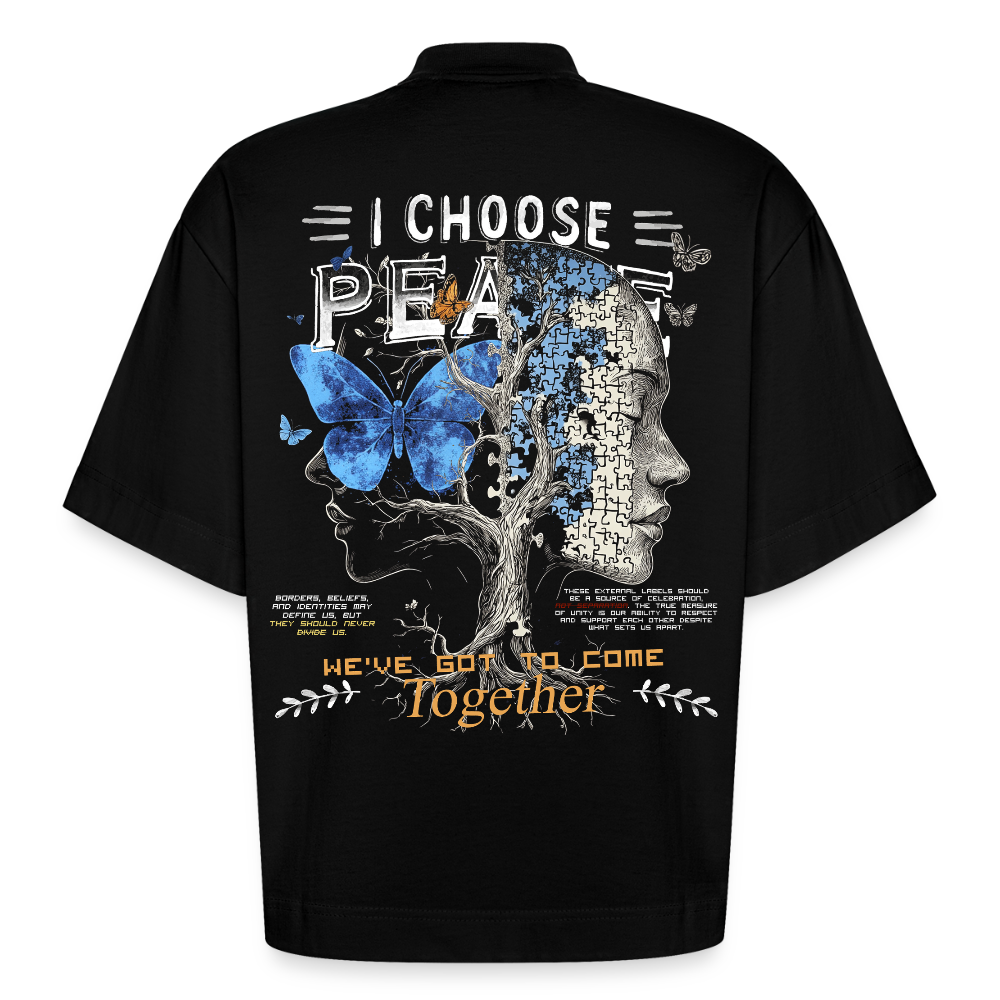 Ravana , Baum, 1st | Boxy, Heavyweight Bio T-Shirt, Unisex - SOLID BLACK