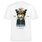 Siriothis, Schmetterling, 1st | Essential, Relaxed Fit Unisex Bio T-Shirt - Weiß