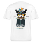 Siriothis, Schmetterling, 1st | Essential, Relaxed Fit Unisex Bio T-Shirt - Weiß