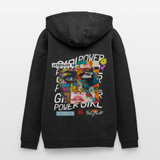 Xizir, Gesicht, 1st | Freshhood, Oversized Unisex Hoodie - Anthrazit