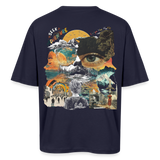 Shahzada, Kassetten, 1st | Breezy, Oversized Unisex T-Shirt - Navy