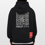 Zeusun, Rose, 1st | Heavyweight Oversized Bio Hoodie, Unisex - SOLID BLACK