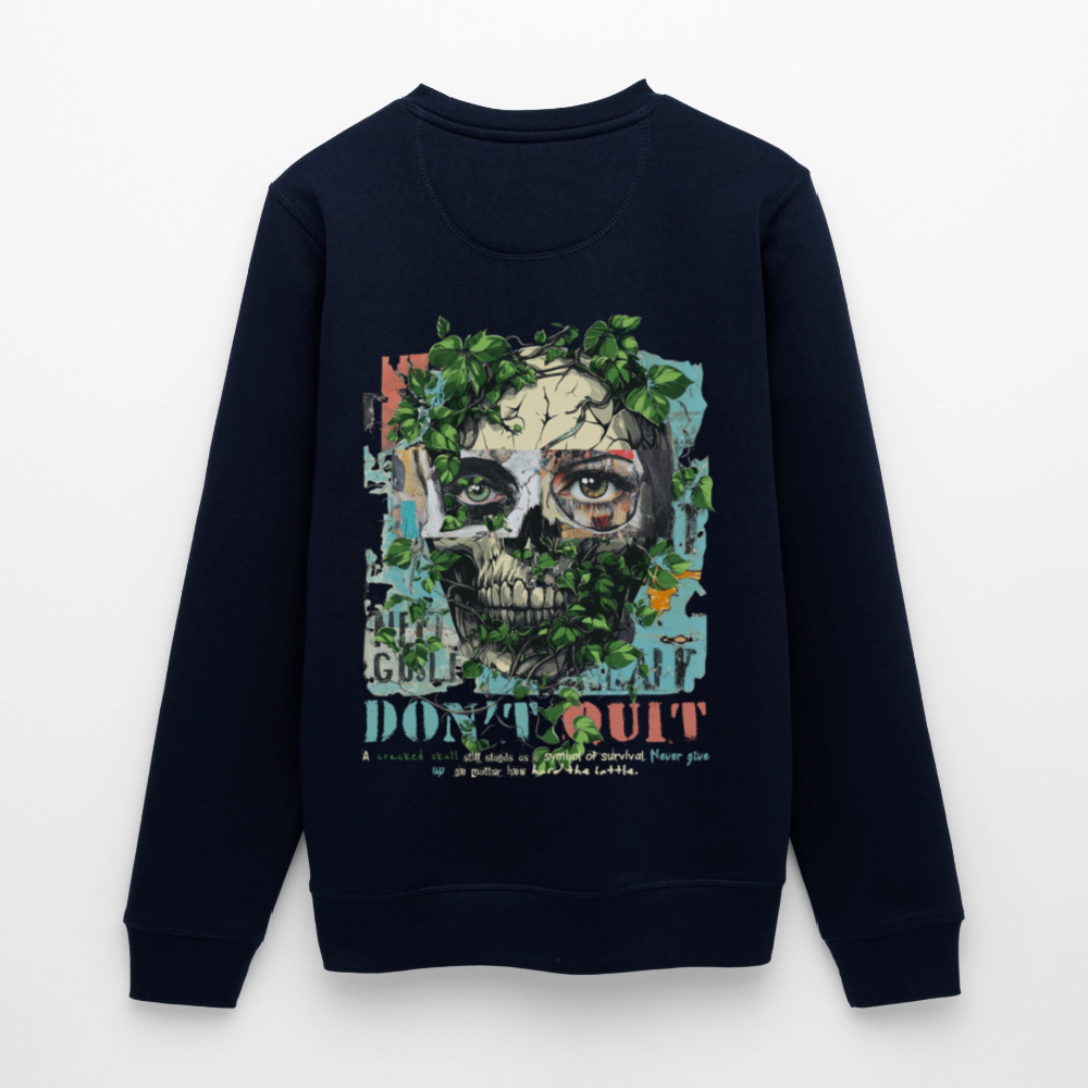 Persephi, Totenkopf, 1st | Roller, Unisex Bio-Sweatshirt - Navy