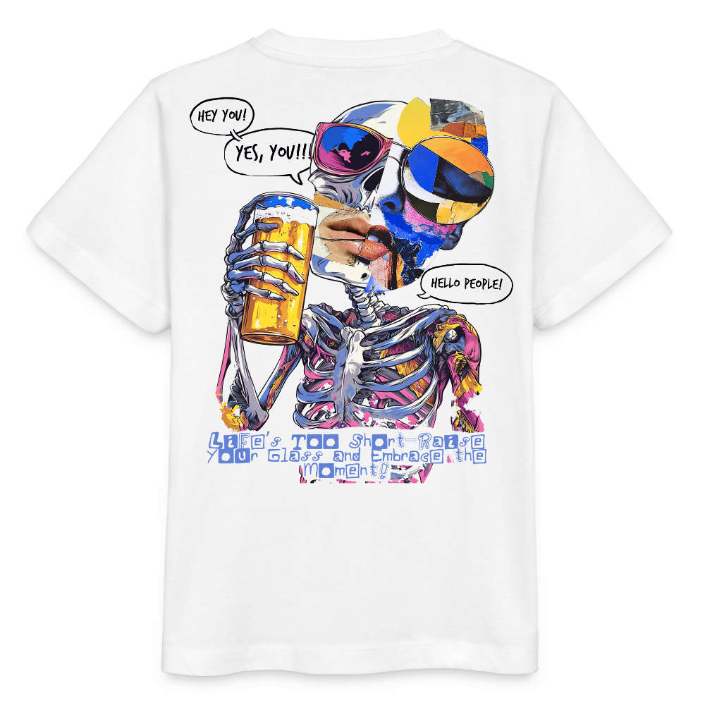 Vorthalos, Skelet, 1st | Kinder Bio T-Shirt - Weiß