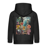 Tangaroa , Skelet, 1st | Kinder Zip Hoodie - Schwarz