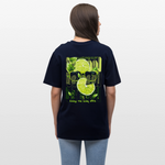 Kali, Limette, 1st | Essential, Relaxed Fit Unisex Bio T-Shirt - Navy