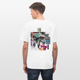 Saturnion, Raabe, 1st | Essential, Relaxed Fit Unisex Bio T-Shirt - Weiß