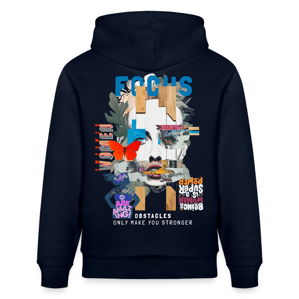 Nerthus, Gesicht, 1st | Cruiser, Unisex Bio-Hoodie - Navy