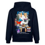 Nerthus, Gesicht, 1st | Cruiser, Unisex Bio-Hoodie - Navy