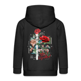 Loreley, Rose, 1st | Kinder Zip Hoodie - Schwarz