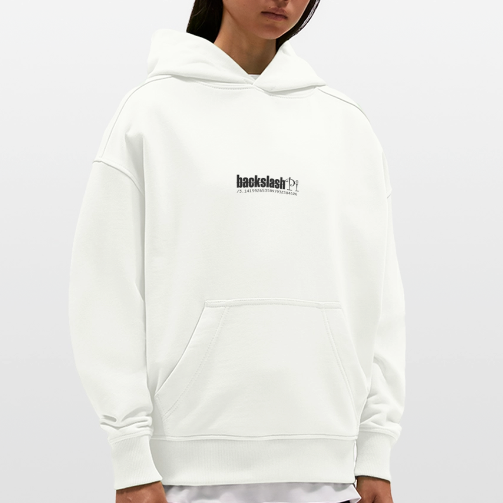 Solvarion, Stopp, 1st | Heavyweight Oversized Bio Hoodie, Unisex - OFF WHITE
