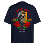 Şoreşvan, Totenkopf, 1st | Blaster, Oversize Bio T-Shirt, Unisex - Navy