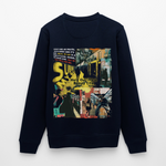 Dionyson, U-Bahn, 1st | Roller, Unisex Bio-Sweatshirt - Navy