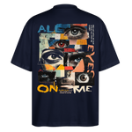Hachiman, Augen, 1st | Blaster, Oversize Bio T-Shirt, Unisex - Navy