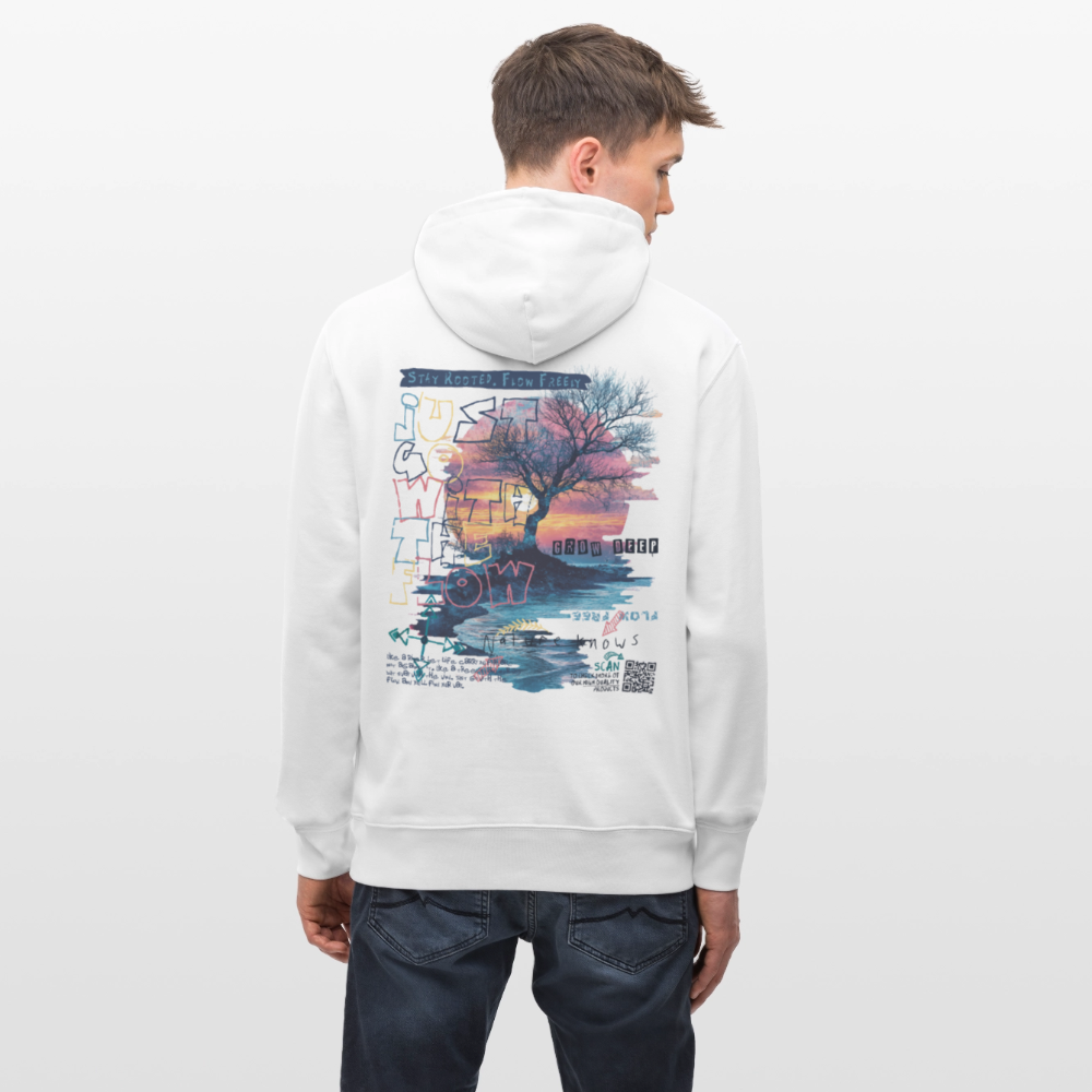 Oblivar, Baum, 1st | Cruiser, Unisex Bio-Hoodie - Weiß