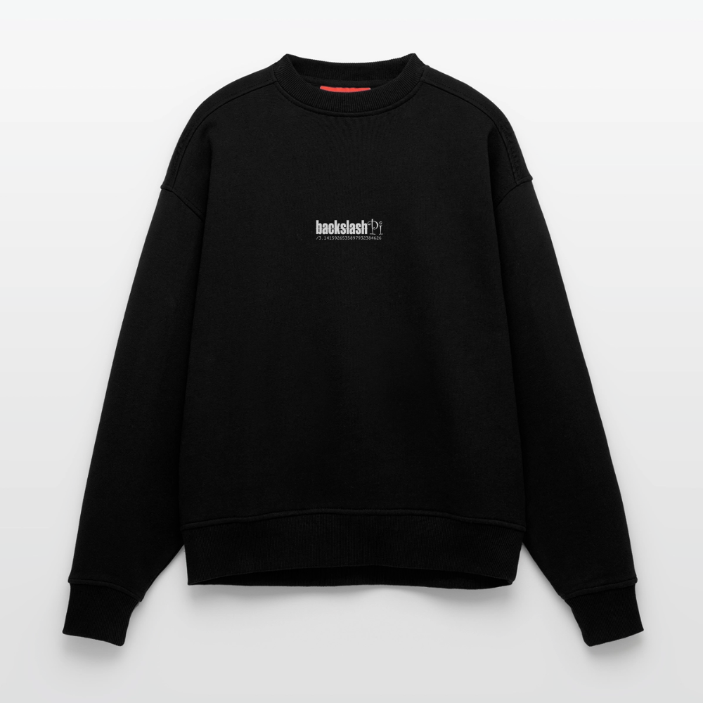 Posei, Taube, 1st | Heavyweight Oversized Bio Sweater, Unisex - SOLID BLACK