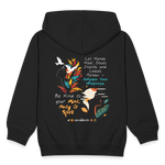 Arwa, Taube, 1st | Kinder Zip Hoodie - Schwarz