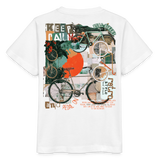 Eldrathis, Fahrrad, 1st | Kinder Bio T-Shirt - Weiß