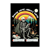 Tethyan, Skelet, 1st | Poster 60x90 cm - Weiß