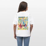 Perseus2, Beten, 1st | Blaster, Oversize Bio T-Shirt, Unisex - Weiß