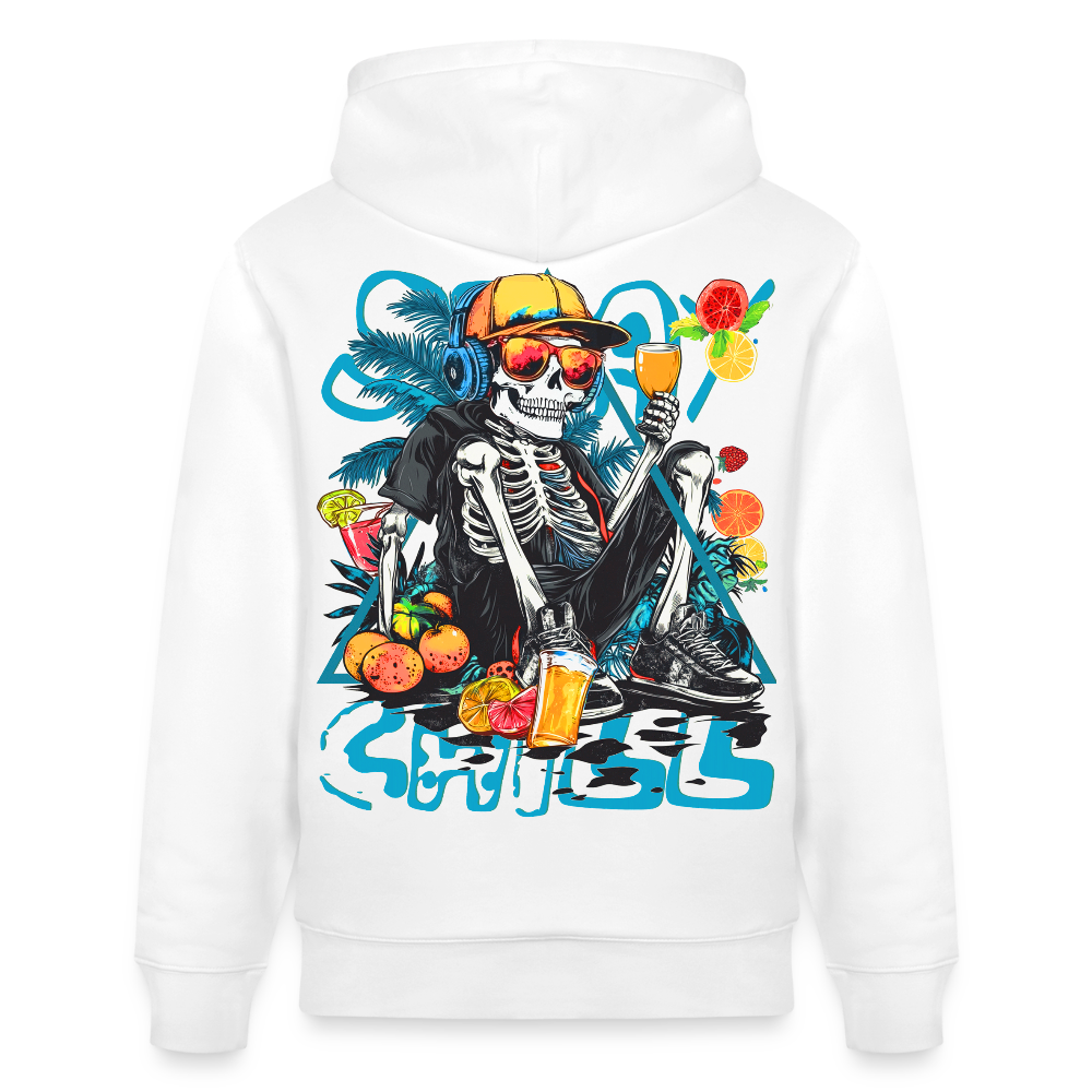 Calveron, Skelet, 1st | Cruiser, Unisex Bio-Hoodie - Weiß