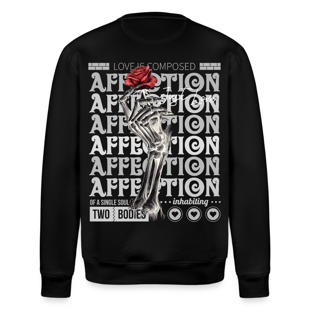 Zeusun, Rose, 1st | Roller, Unisex Bio-Sweatshirt - Schwarz