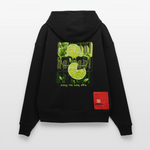 Kali, Limette, 1st | Heavyweight Oversized Bio Hoodie, Unisex - SOLID BLACK