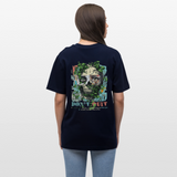 Persephi, Totenkopf, 1st | Essential, Relaxed Fit Unisex Bio T-Shirt - Navy