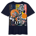 Aresia, Zebra, 1st | Teenager Bio T-Shirt - Navy
