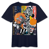 Aresia, Zebra, 1st | Teenager Bio T-Shirt - Navy