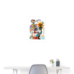 Verdantis, Blaue Augen, 1st | Poster 40x60 cm - Weiß