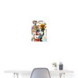 Verdantis, Blaue Augen, 1st | Poster 40x60 cm - Weiß