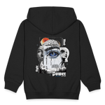 Yuanshi, Auge, 1st | Kinder Zip Hoodie - Schwarz