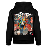 Nezha, Drache, 1st | Cruiser, Unisex Bio-Hoodie - Schwarz