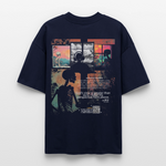 Erosan, Fenster, 1st | Blaster, Oversize Bio T-Shirt, Unisex - Navy